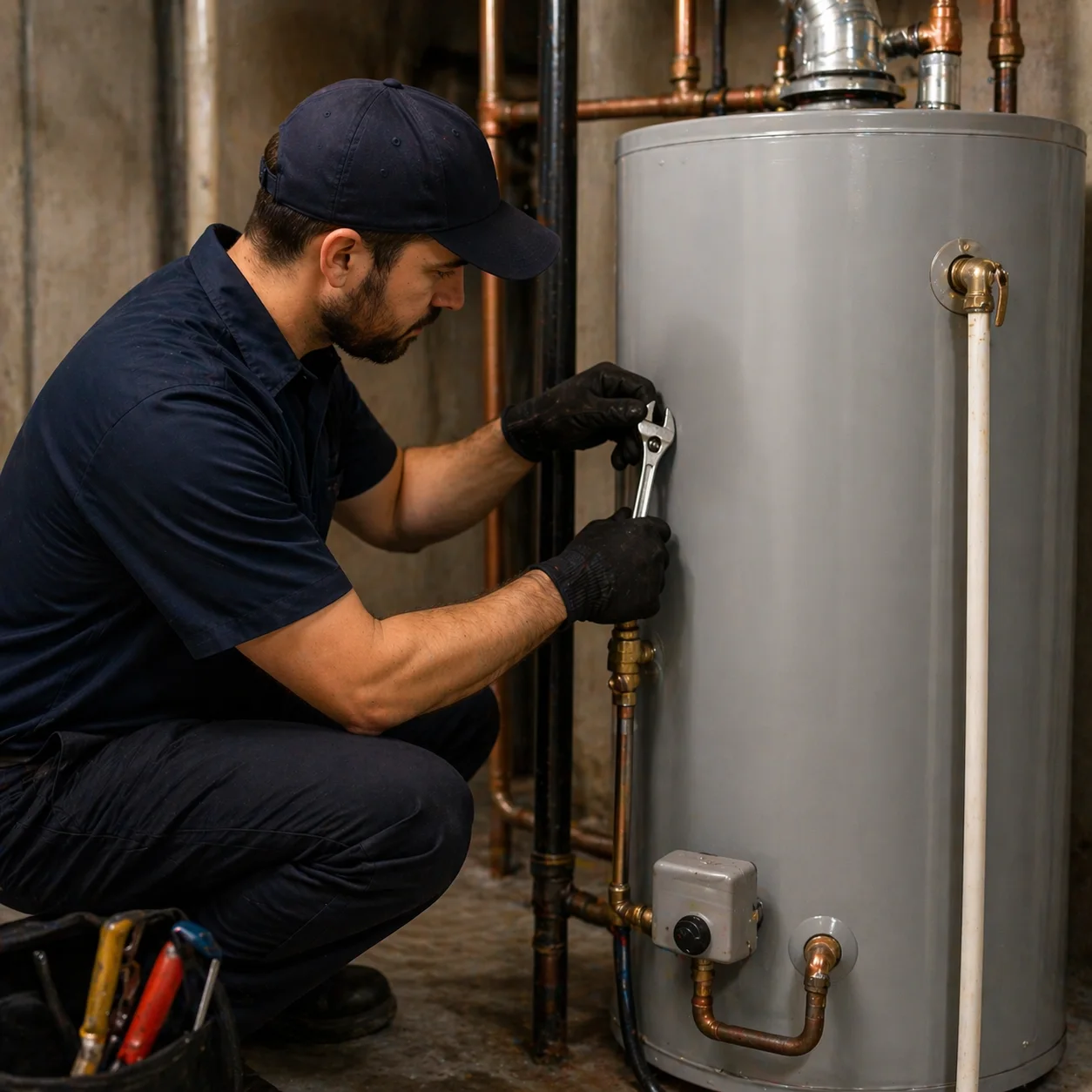 Water heater installation Pelham